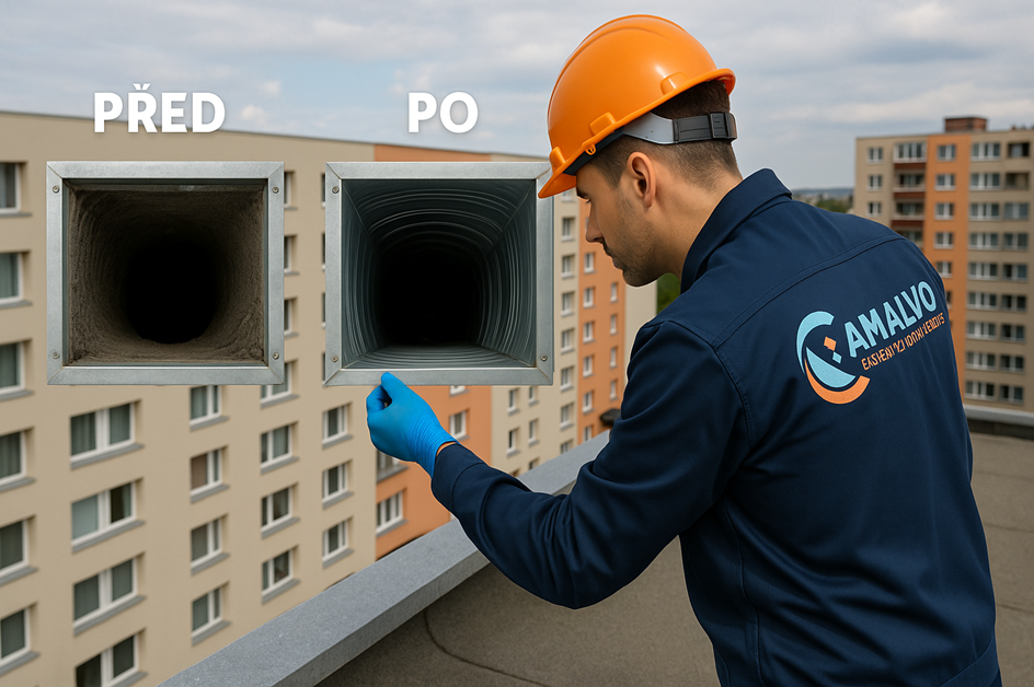 Úspora energie díky pravidelnému čištění vzduchotechniky